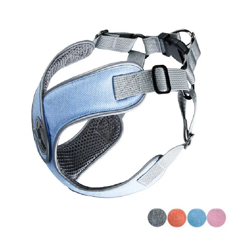 Puppy Cat Pet Dog Harness Reflective Breathable Nylon Dog Harness Strap