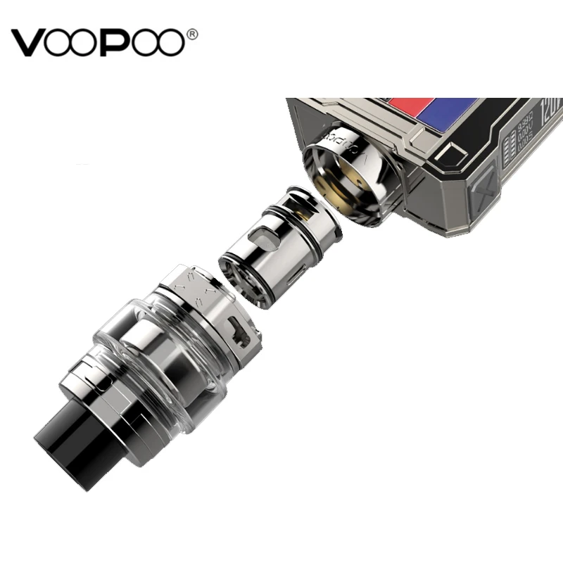 Оригинальный мини комплект Voopoo Alpha Zip встроенный аккумулятор 4400 мАч емкость 120 Вт