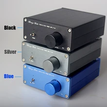 Brisa TPA3116 HiFi Clase 2.0 de Audio Estéreo Digital Amplificador de Potencia de Audio Avanzada 2*50 W Mini Casa Caja De Aluminio amp-Negro