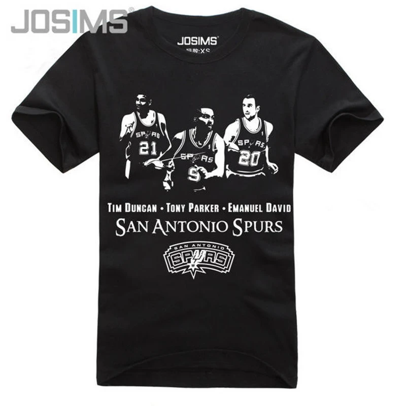 男性の綿半袖tシャツ 3d服トップスsanantoniospursティム ダンカントニー パーカーマヌ ジノビリtシャツa1359 Shirt 3d T Shirt 3dshort Sleeve T Shirt Aliexpress