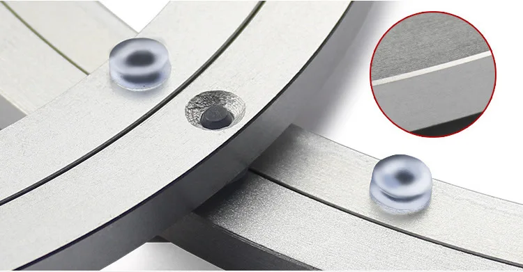 Preise Aluminium legierung plattenspieler Display rack, Swivel Plat Tisch rotary Glas rotierenden basis, Nicht slip, hohe last lager, möbel hardware