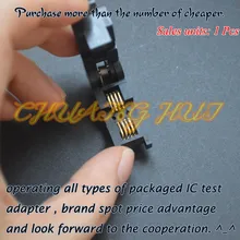 208-7391 Flip test seat test socket FP8/SOP8 ic socket 150mil SOP8 socket 208-7391-55 SOCKET