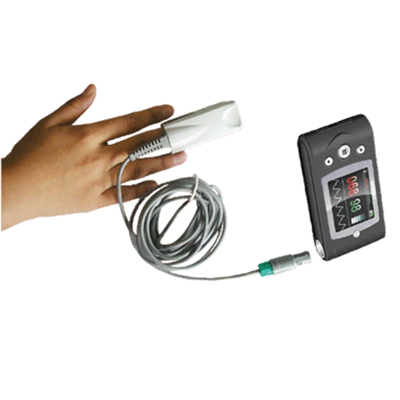 

Color OLED Display Light Weight Fingertip Sensor Pulse Oximeter Convenient In Carrying Monitor Spo2 herth rate AH-60C