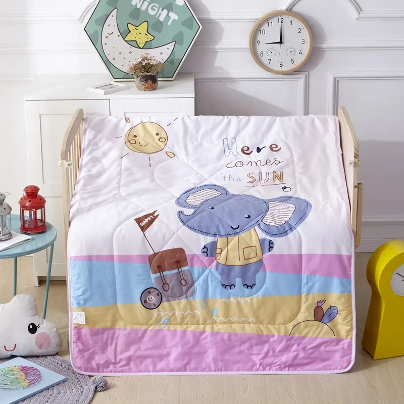 Детское летнее одеяло с героями мультфильмов/детское одеяло для детского сада/охлаждающее одеяло принцессы для девочек - Цвет: Многоцветный