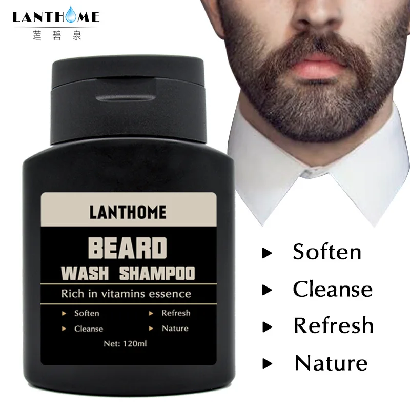 

Zhenduo Men's beard cleaning solution deep cleansing care mane nourish beard shampoo