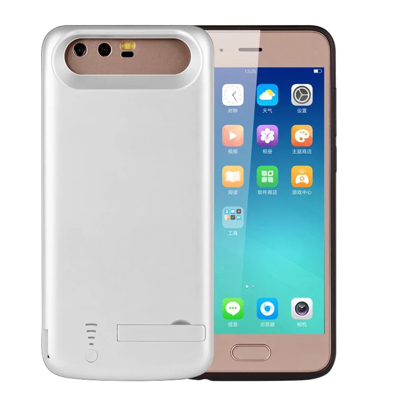 

External Battery Charger Case Smart Backup Battery For Huawei Honor 9 6500mAh With Invisible Bracket Portable Power Bank Pac