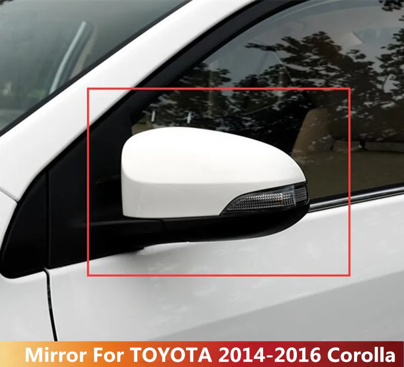 

CAPQX Heated LED rearview mirror 87910-02E40 For Corolla 2014 2015 2016 side mirror 7 pins/Wire