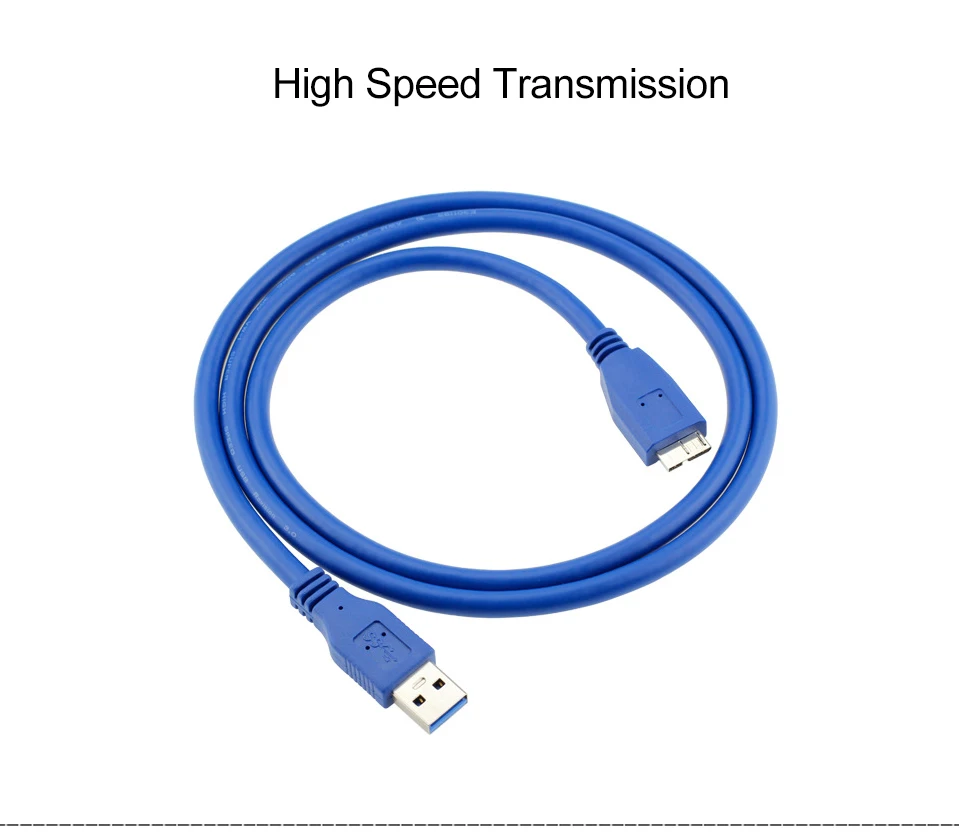 USB 3.0 Type A to Micro B Cable USB3.0 Fast Data Sync Cable Cord for External Hard Drive Disk HDD Male to Male 0.3m 0.5m 1m 1.5m (6)