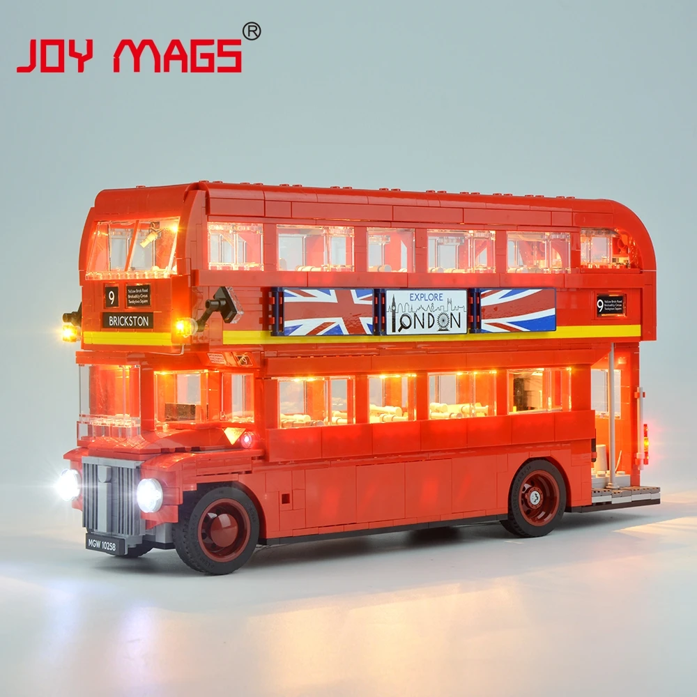 

JOY MAGS Led Light Up Kit for 10258 London Bus Building Blocks Set (NOT Include the Model) Bricks Toys for Children