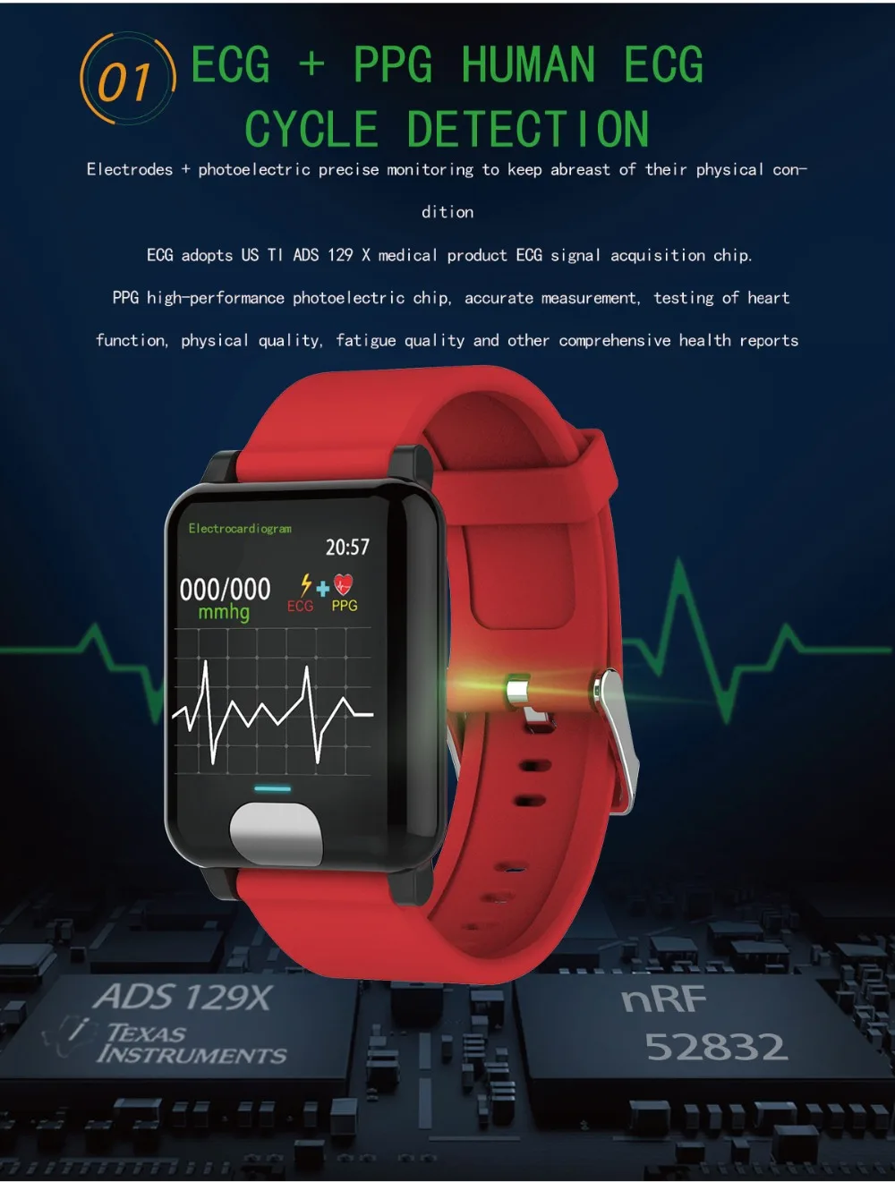 Relógio inteligente Pulseira Inteligente Rastreador De Fitness