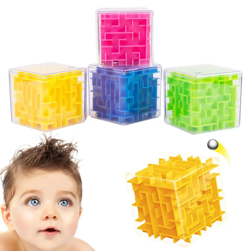 

Labyrinth New Magic Cube Rolling Ball Hot 3D Mini Puzzle Game Toys Speed Cube