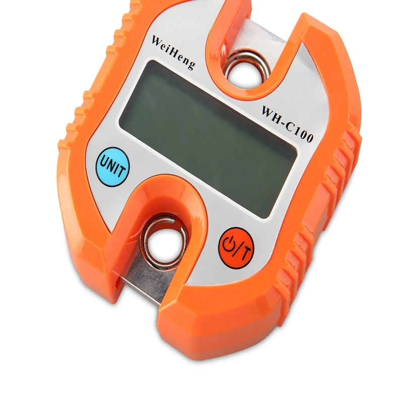 Цифровые крановые весы 150 кг портативные подвесные с крючком из нержавеющей