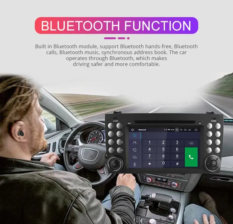 Best Besina Android 9.0 2 Din 7 Inch Car DVD Player For Mercedes Benz SLK R171 SLK230 W171 GPS Multimedia Radio 2G+16G Steering Wheel 9 Best Besina Android 9.0 2 Din 7 Inch Car DVD Player For Mercedes Benz SLK R171 SLK230 W171 GPS Multimedia Radio 2G+16G Steering Wheel 9