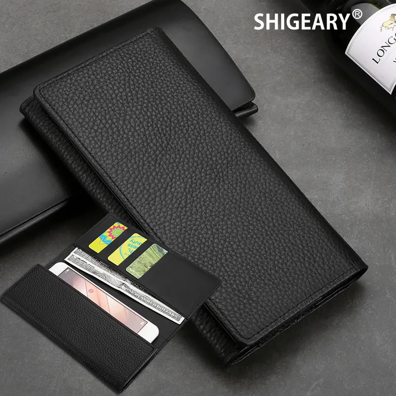 

SophiaLong Wallet cases for iPhone 8 7 X Case genuine leather Purse flip Cover for iPhone 6 6S Plus 10 Case Universal Wallet