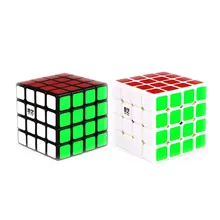 4x4x4 QiYi волшебный куб с наклейками QiYuan Cubo Magico Профессиональный скоростной квадратный вызов игра-головоломка обучающая игрушка для детей