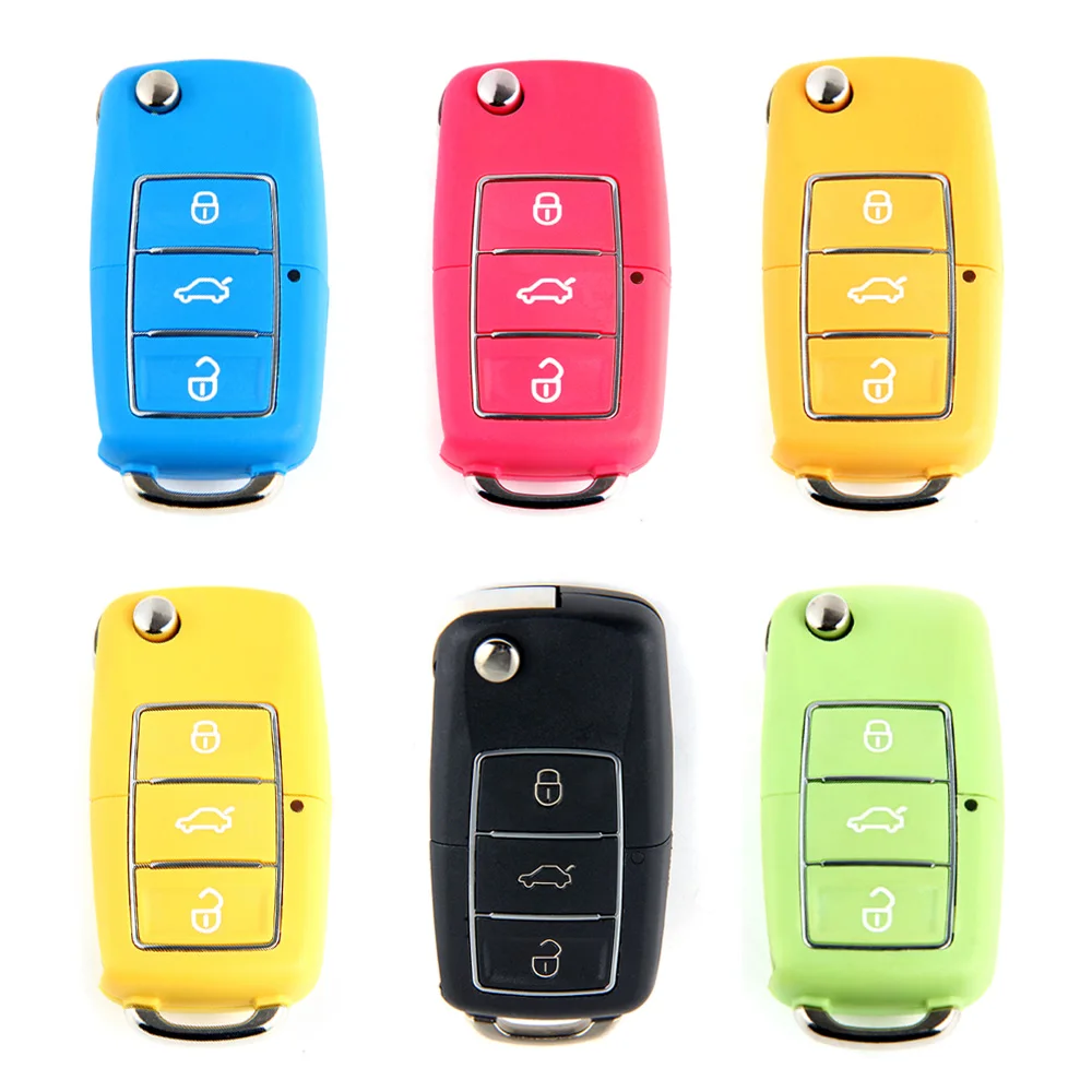 

CARCHET for vw Key Case 3 Button Remote Key Fob Case For VW Volkswagen Bora Beetle Golf Polo Passat for VW Bora