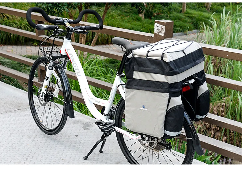 Discount ROSWHEEL 60L Waterproof Bicycle Panniers with Rain Cover Bike Bags Double Side Rear Rack Tail Seat Trunk Bag Pannier 15 Discount ROSWHEEL 60L Waterproof Bicycle Panniers with Rain Cover Bike Bags Double Side Rear Rack Tail Seat Trunk Bag Pannier 15