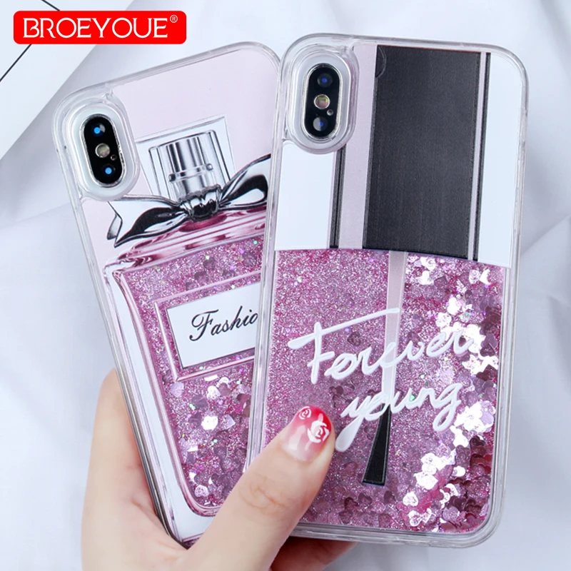 

Liquid Case For iPhone XR XS Max X 6 6S 7 8 Plus SE 5 5S Glitter Cover For iPhone XR XS Max 7 Plus Soft Silicone Quicksand Case