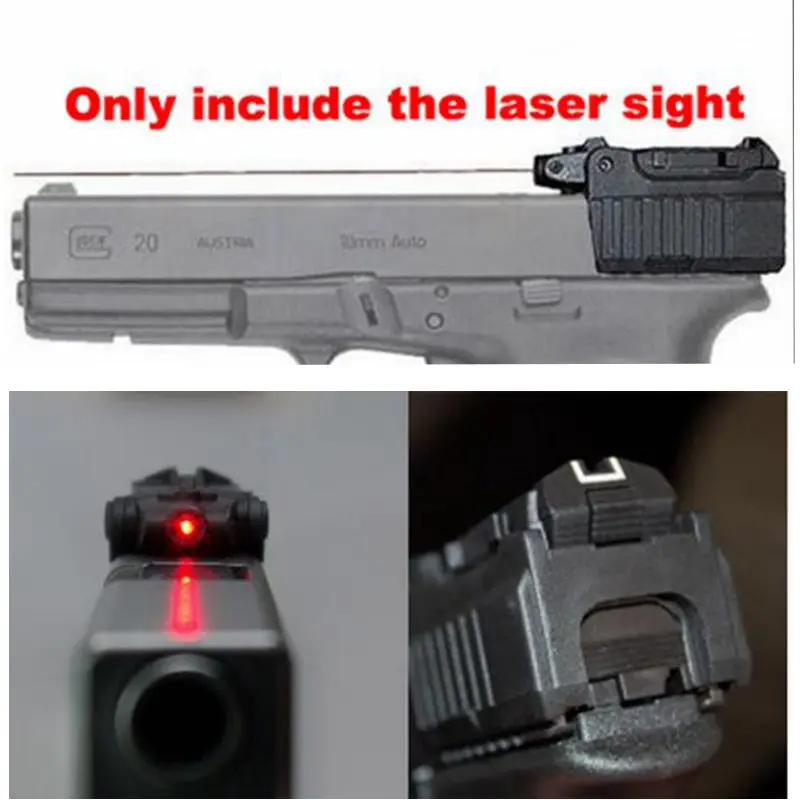 

Tactical Compact Glock Red Laser Sight Fit Glock 17 18C for hunting