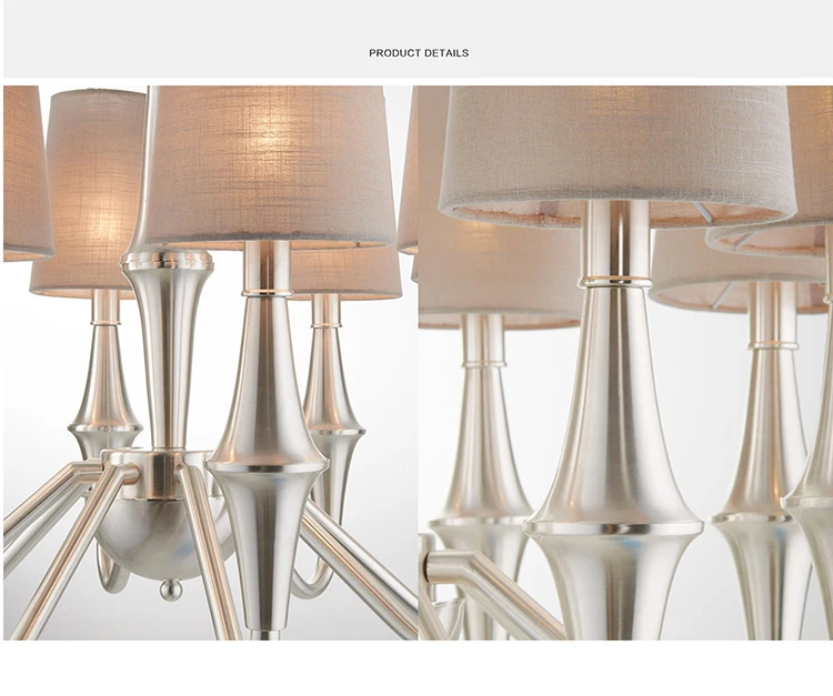 DX Modern Cloth Led Chandelier (3)