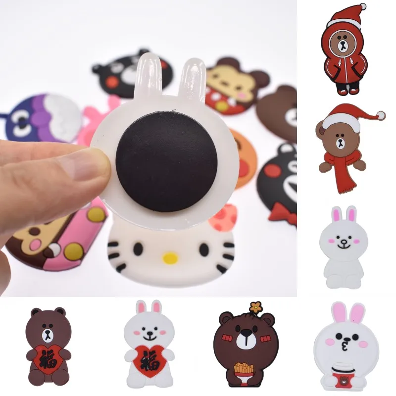 

1PCS Fashion Brown Bear And White Bunny Rabbit Christmas Refrigerator Magnets Souvenir Gifts