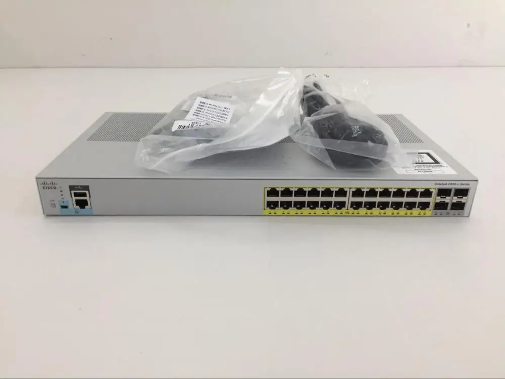 Фирменная Новинка WS-C2960L-24PS-LL 2960L 24 POE порта выключатель WS-C2960L-24PS-AP