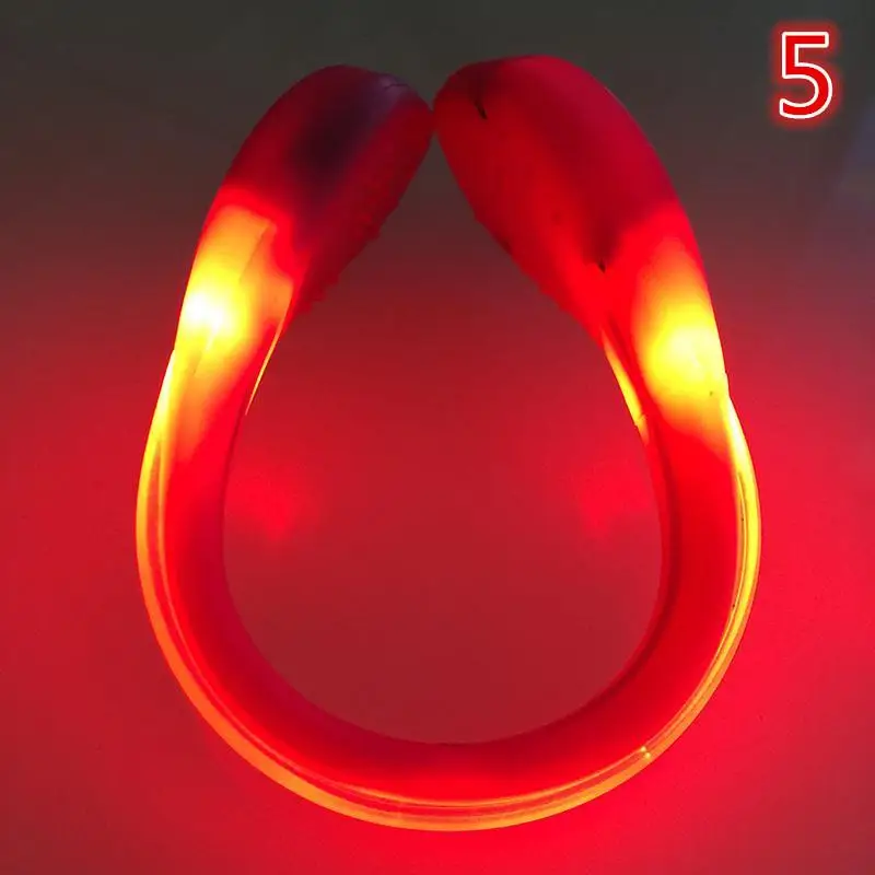 Viagdo LED Luminous Shoes Clip Night Safety Shoe Light Warning Reflector Flashing Lights Bike Cycling Running Outdoor Sports