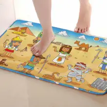 Египетский стиль напольные коврики, забавные Противоскользящие коврики для ванной, дверные коврики, Входные Коврики