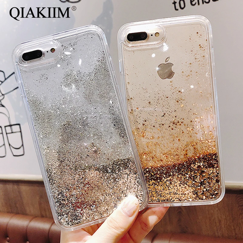 Funda de lujo para teléfono móvil iphone, carcasa transparente de dorado para iphone 6S, 7, 8 plus, X, 11 MAX, XR|Fundas antigolpes teléfono| - AliExpress