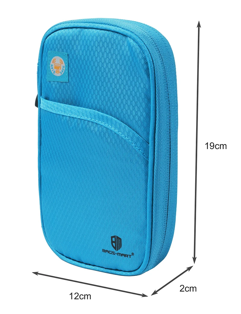 BAGSMART Mutifunction дорожный бумажник с отделением для паспорта Паспорт ID карты