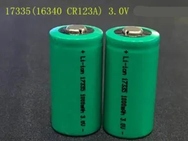 free ship 2pcs/lot 3.2V 3V CR123A 1000mah lithium battery 16340 rechargeable 17335 flashlight | Электроника