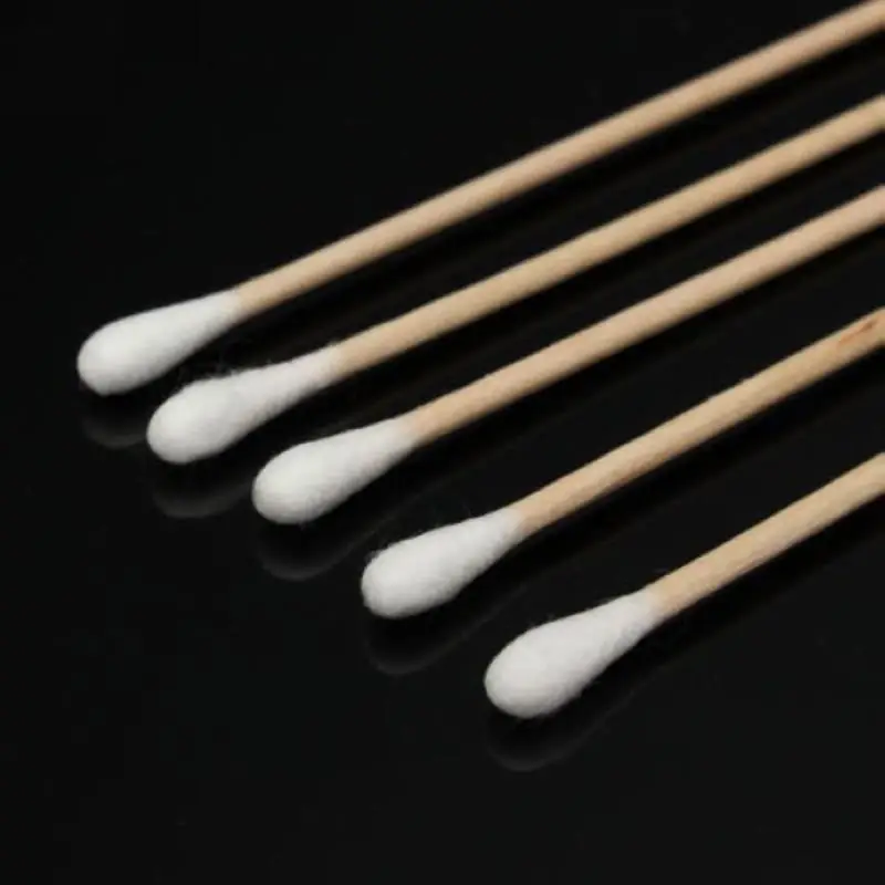 100pcs  Women Makeup Cotton Swabs Cotton Buds Make Up Wood Sticks Nose Ears Cleaning Microbrush Cosmetics Health Care