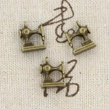 

12pcs Charms Sewing Machine 15x12mm FreeShipping Antique,Zinc Alloy Pendant fit,Vintage Tibetan Bronze,DIY For Bracelet Necklace