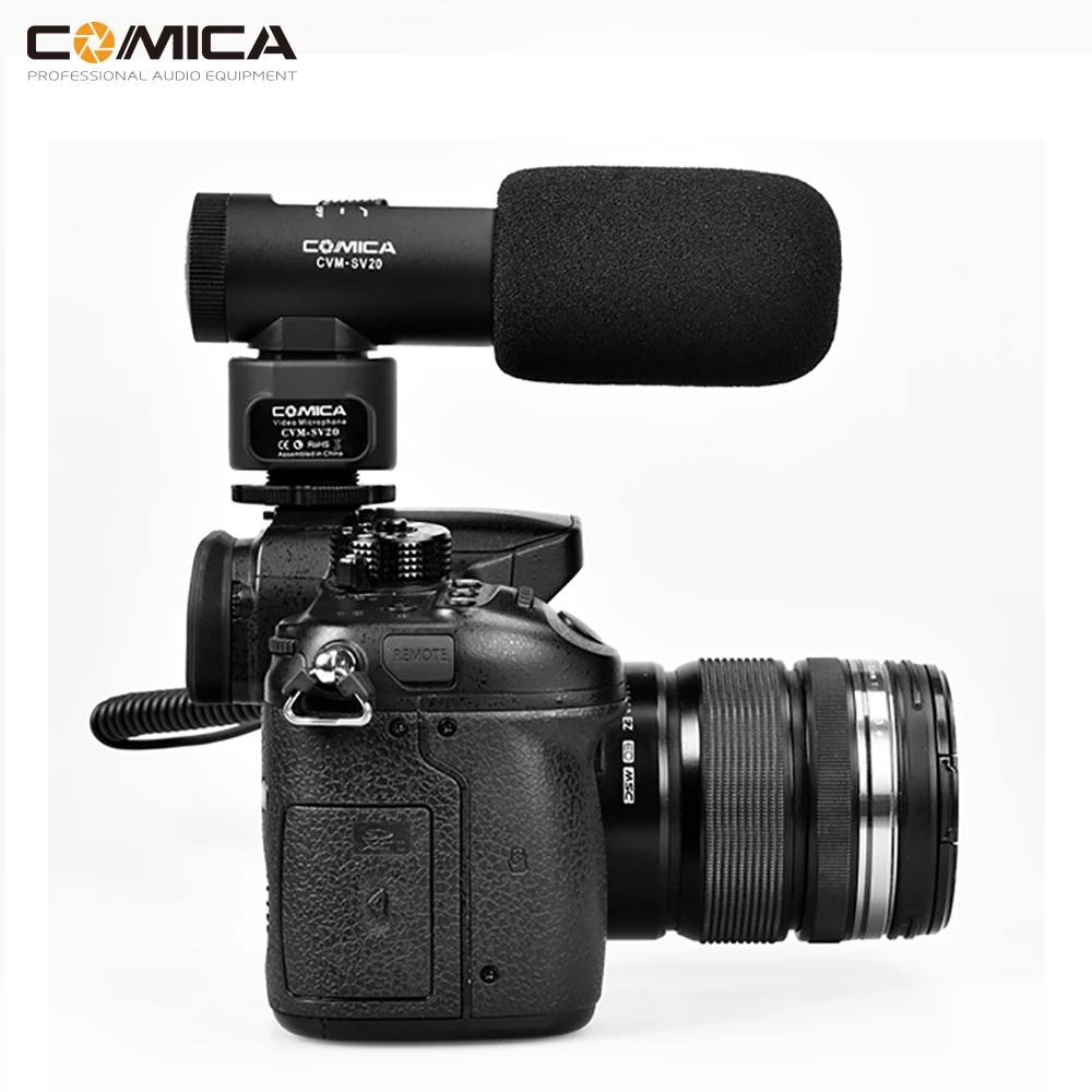 Comica Professional Stereo on camera Microphone, Interview Recording