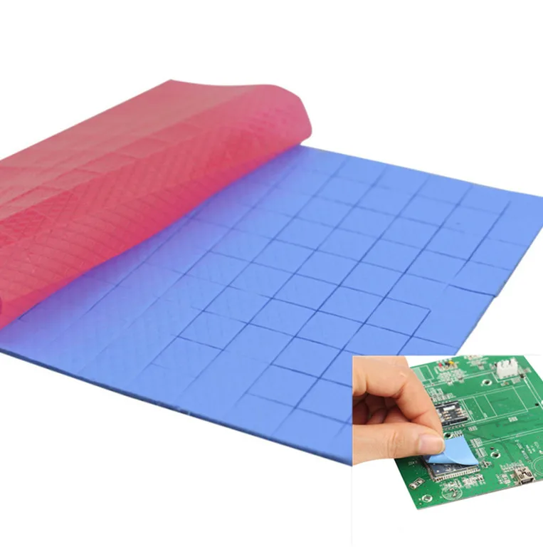 

High Quality 10mm*10mm*1mm 100 pcs Thermal Pad GPU CPU Heatsink Cooling Conductive Silicone Pad