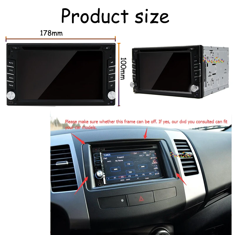Discount 2DIN WINCE 8.0 dvd head universal car with gps navigation rear camera of 7 HD Car Stereo Radio USB Interchangeable Player 1 Discount 2DIN WINCE 8.0 dvd head universal car with gps navigation rear camera of 7 HD Car Stereo Radio USB Interchangeable Player 1
