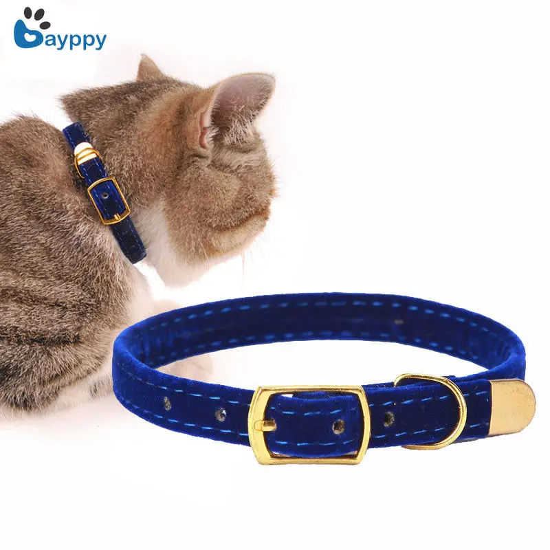 

1Pcs PU Leather Pet Cat Collar Puppy Cat Pet Personalized Chihuahua Shorthair Necklace Neck Strap for Small Cats Pet Accessories