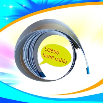 

free shipping New compatible dot matrix LQ690 printer head cable LQ-690K upper and lower printhead cable pair
