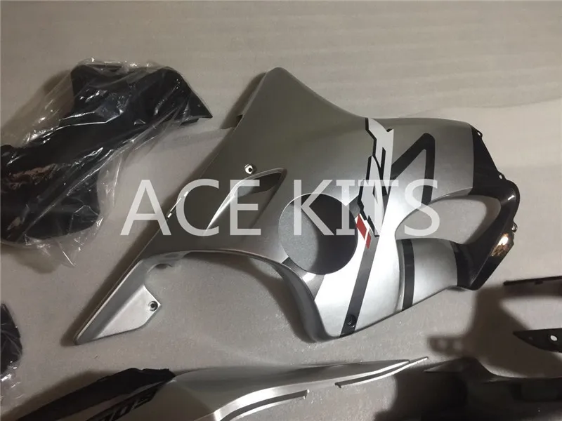 ACE наборы новый впрыска ABS Обтекатели комплект Подходит для HONDA CBR600F4i 2004 2005 2007 CBR600F4i 04 05 07 серебро qq17