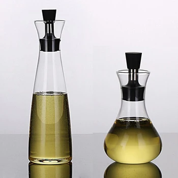

Glass Cruet Olive Oil Dispenser Bottles Gravy Boats Pourer Spout Decanter Oil Vinegar Bottle Sauce Container Pot Kitchen Tools