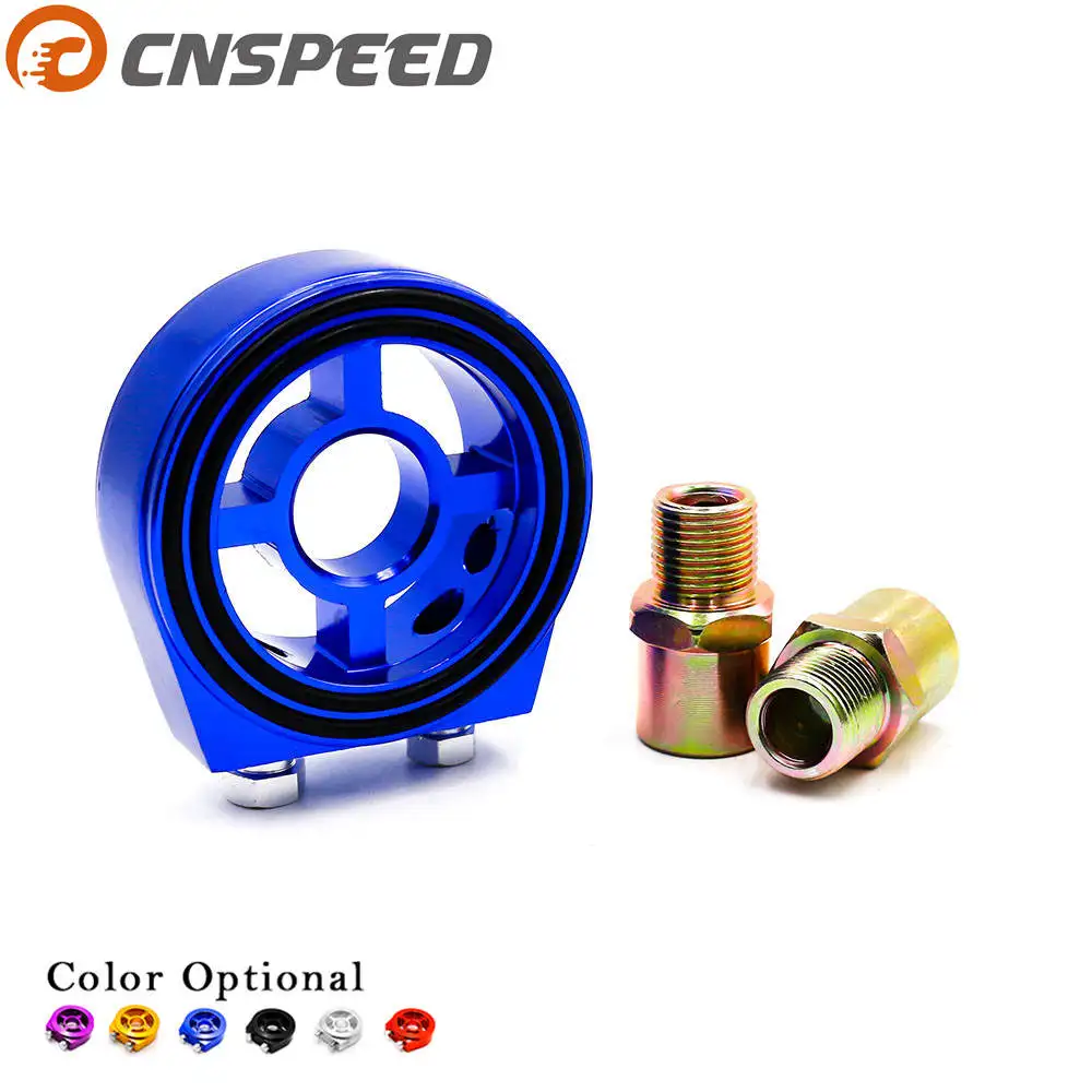 

CNSPEED M20*1.5 and 3/4-16 Universal Oil Filter Cooler Sandwich Plate Adapter/Oil Adapter/car meter
