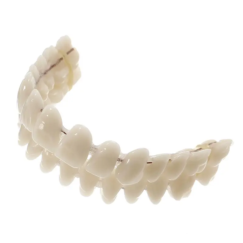 10 set/box смолы зубные протезы верхней и нижней тени A2 28 шт./компл. изготавливается искусственный предварительно Dentition Уход за полостью рта