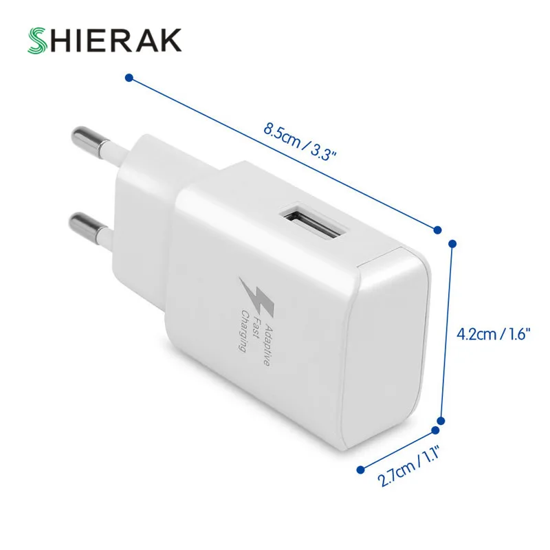 Адаптер переменного/постоянного тока SHIERAK 5 В 2 А USB быстрое зарядное устройство