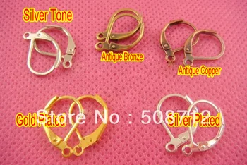 

Free shipping!!!!!200pcs/lot 15mm Mixed Color Can Choose Ear Wire Leverback Earwires Lever Back(Nickel free and Lead free)