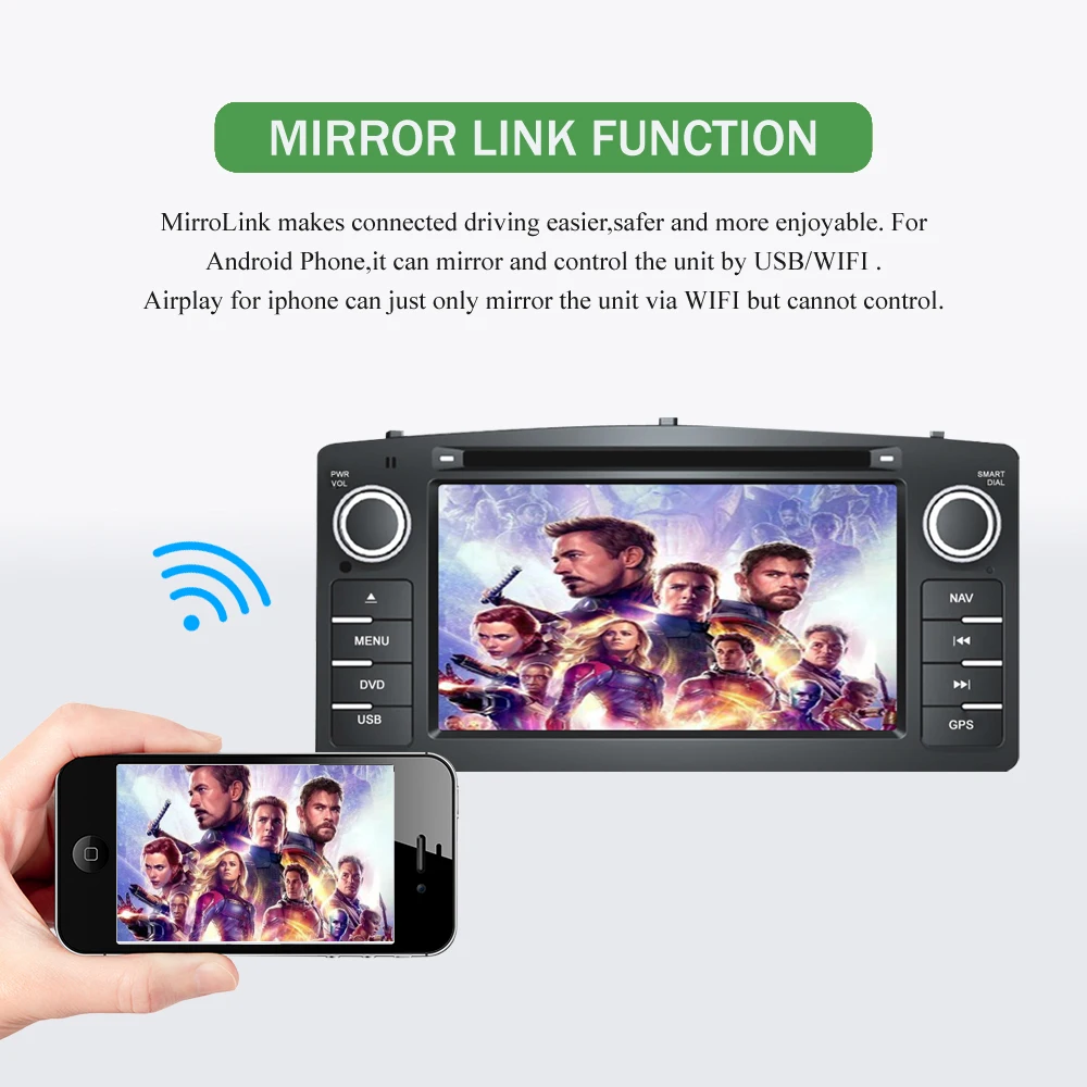 Top Bonroad 2 Din Car Multimedia Player For Corolla E120 BYD F3 Video GPS Wifi Radio 4G  MP3 Touch Screen 12