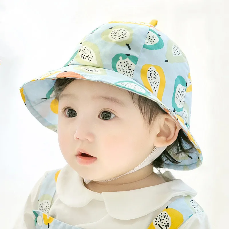 6 12M Newborn Baby Girl Caps Summer Outdoor Hat Cap Princess Printed