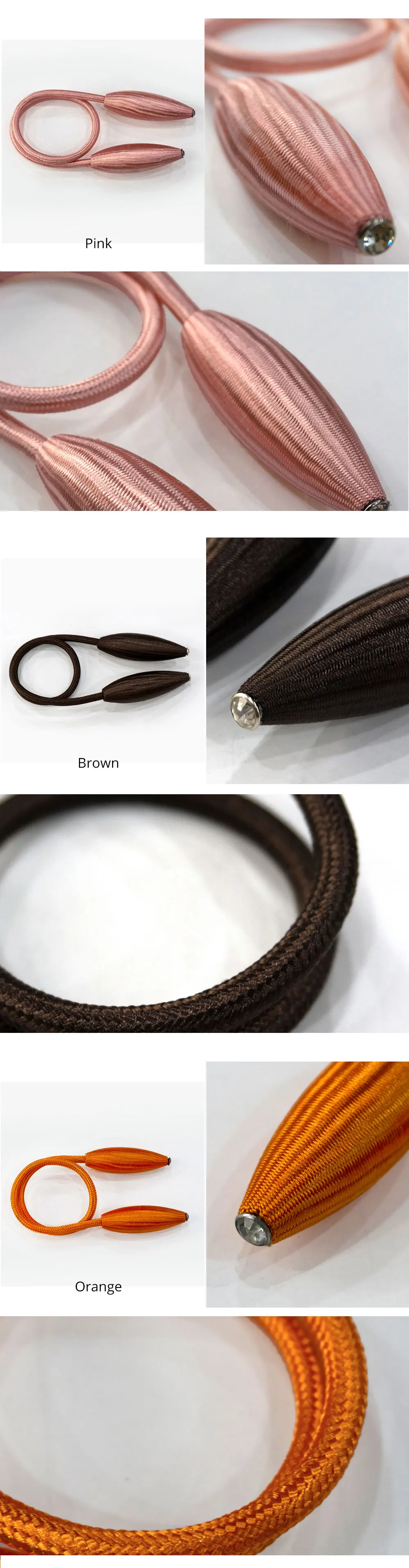 BD004_NAPEARL 1 Piece Curtain Tieback Living Room Window Curtains Adjust Cord Modern All Match Home Decor Accessories Drops Tie Up (4)