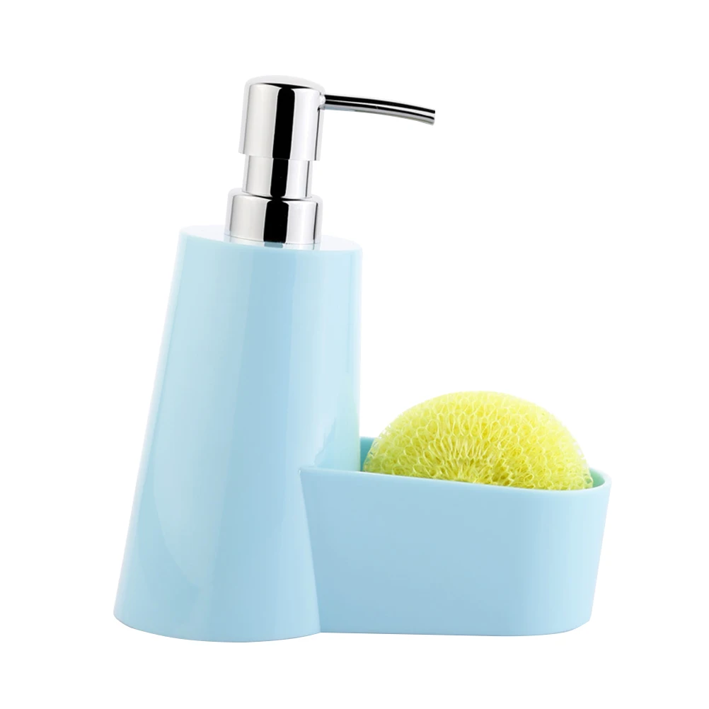 

1 pc Shower Bottle Leakproof Sky-blue Refillable Shampoo Bottles Press Bottle Shower Gel Bottles for Hotel Bathroom Home