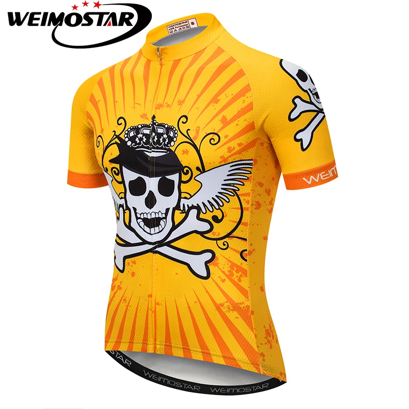 WEIMOSTAR 2017 Men Black Mtb Cycling Jersey Top Shirts Roupa Ciclismo Maillot Clothing Bike Team Breathable