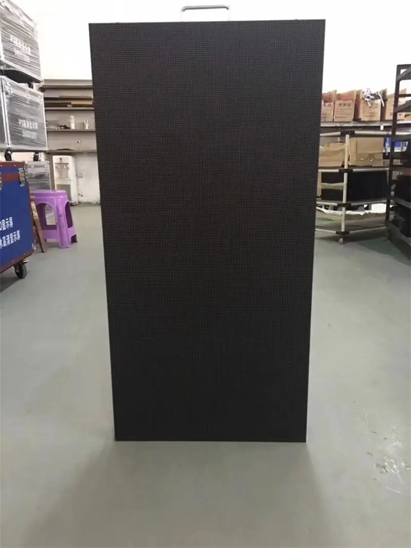 

104*104 SMD1921 p4.81 outdoor 500*1000 thickness is only 80mm Die-casting Aluminum /empty cabinet led screen outside ali express